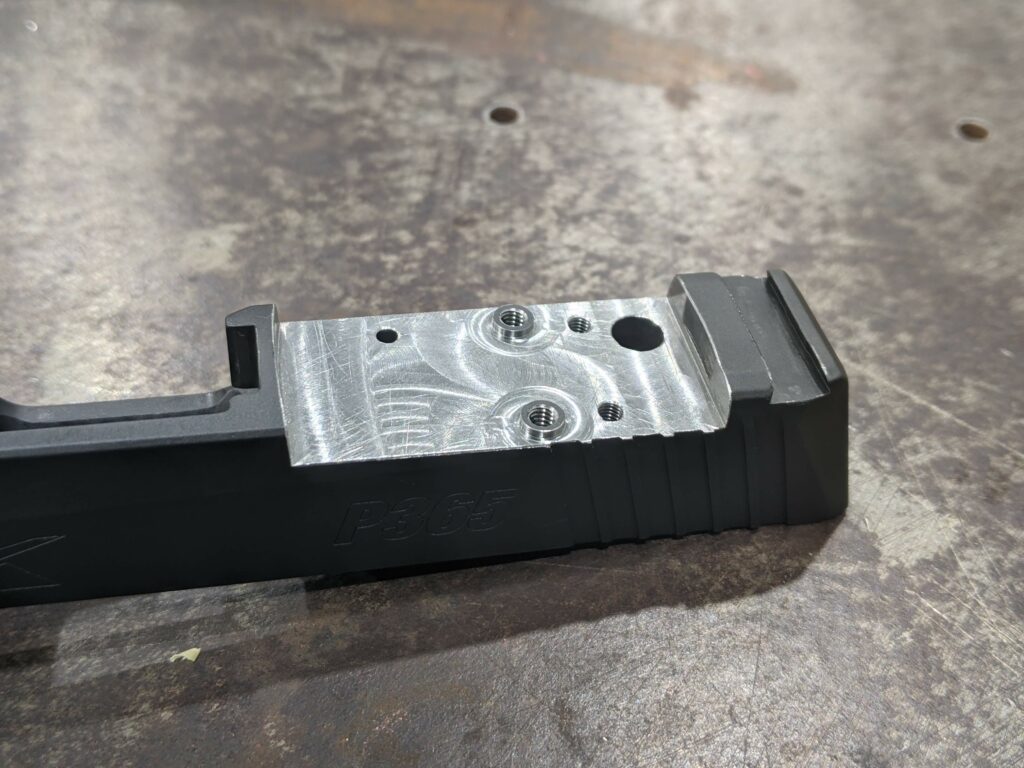 Trijicon RMRcc Footprint Optic Cut for Sig P365XL/Macro Wager Machine